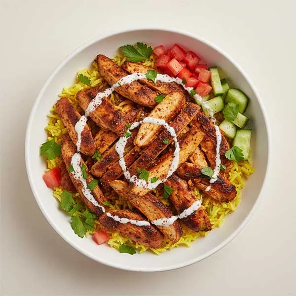 7 Spice Smoked Chicken Shawarma bowl